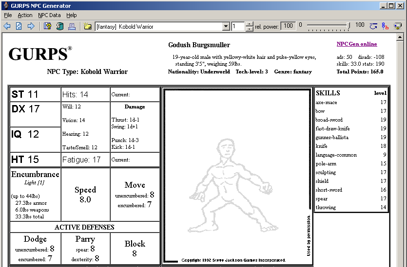 gurps npc generator_GURPS NPC Generator836 _GURPS NPC Generator882 ...